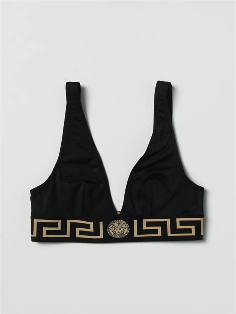 versace swim suit|versace bikini top.